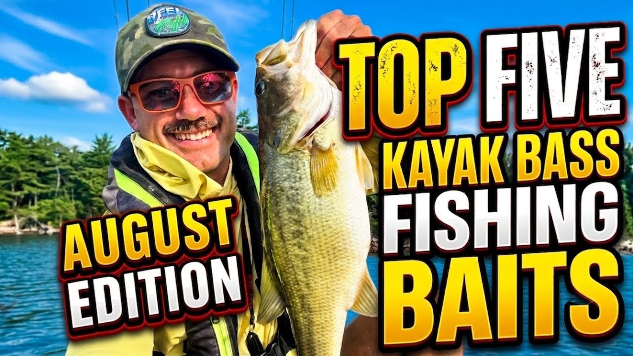 5 BEST August Bass Baits for Kayak Anglers (Stained Water Tactics)