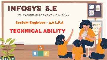 "Infosys S.E System Engineer - 3.6 LPA | Technical Ability Questions Explained | Mind Bender"