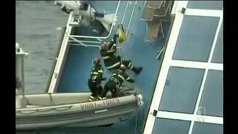 Cruise captain says he tripped into lifeboat