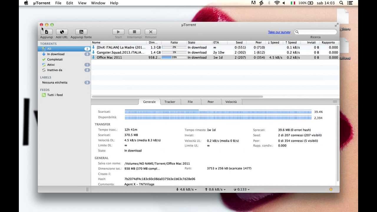 using utorrent on macbook pro