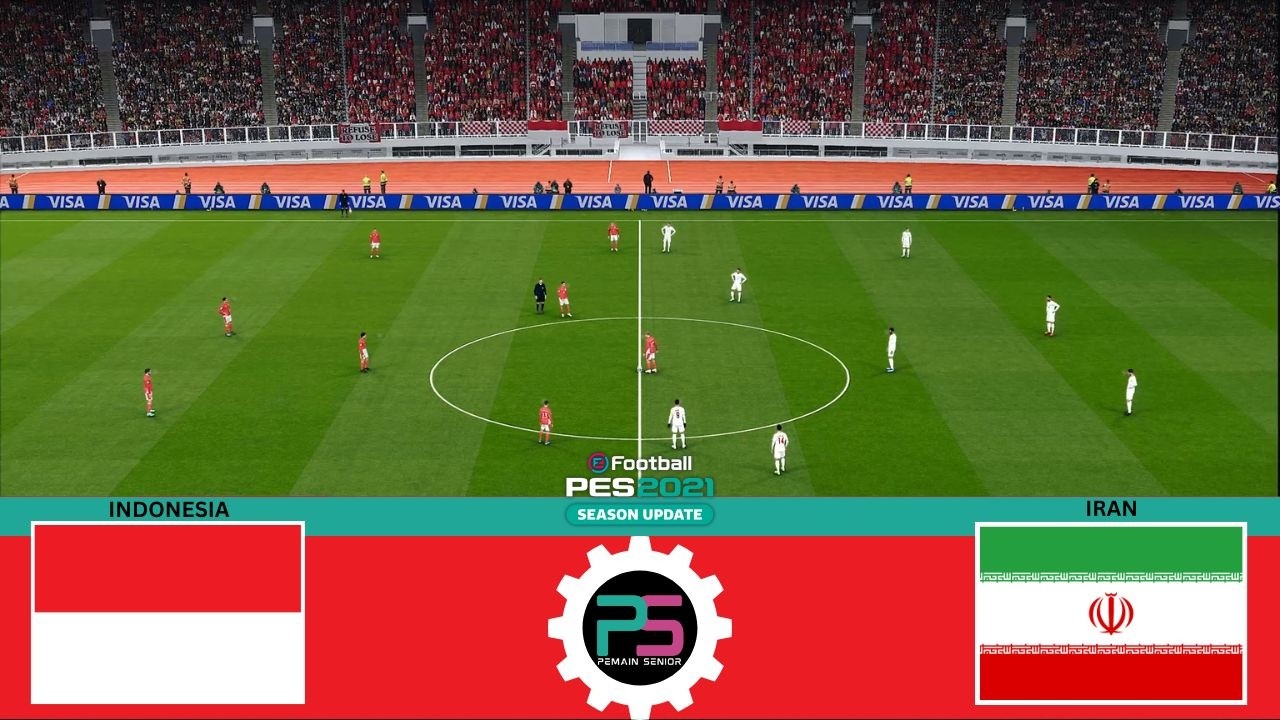 ⚽ INDONESIA vs IRAN - TIMNAS LAYAK MENANG, INTERNATIONAL FRIENDLY MATCH PES 2021