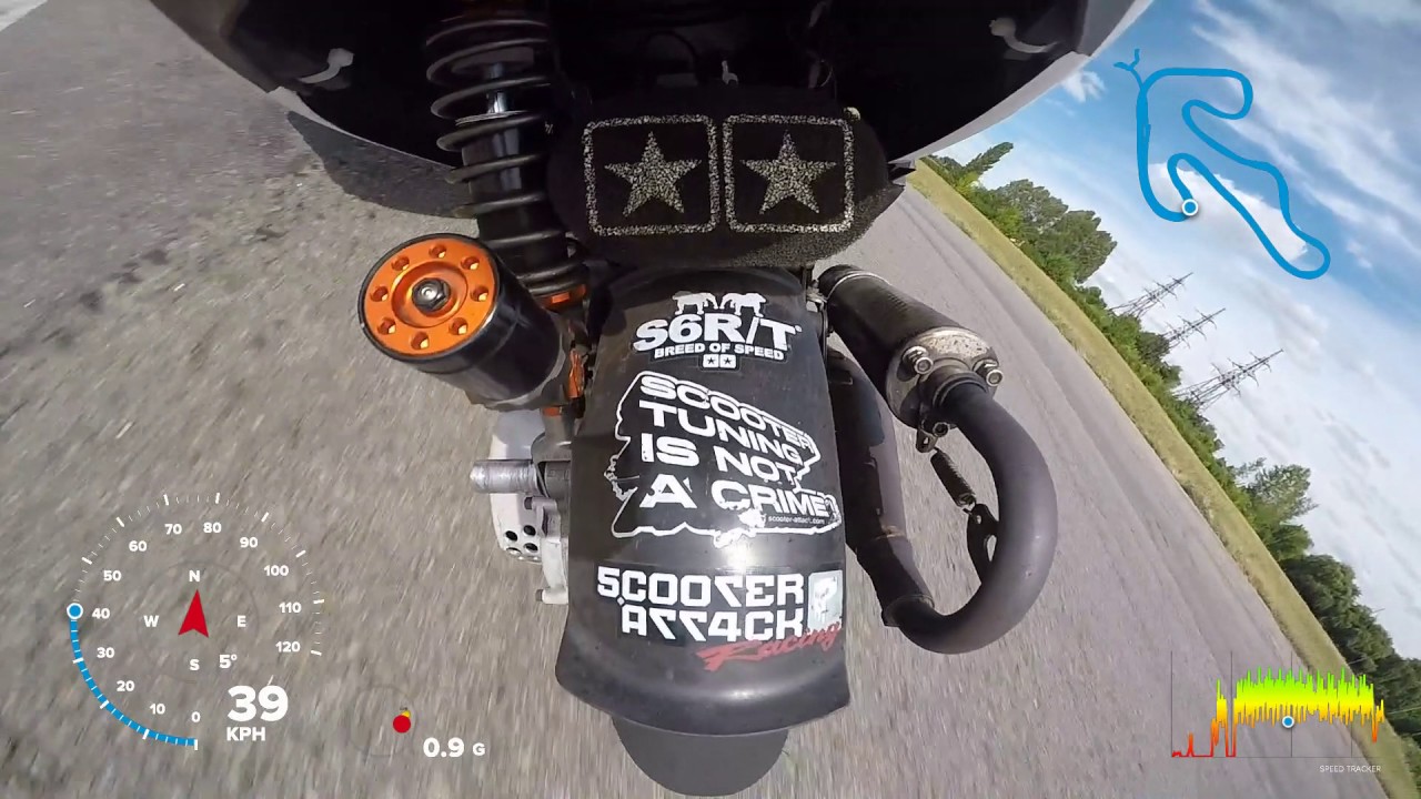 Stage6 R/T Suspension work. Piaggio ZIP Racing. Ukraine, Poltava