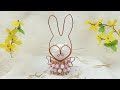 Návod: Velikonoční zajíček - stojánek na vajíčko / DIY Tutorial: Easter Bunny - Egg Stand