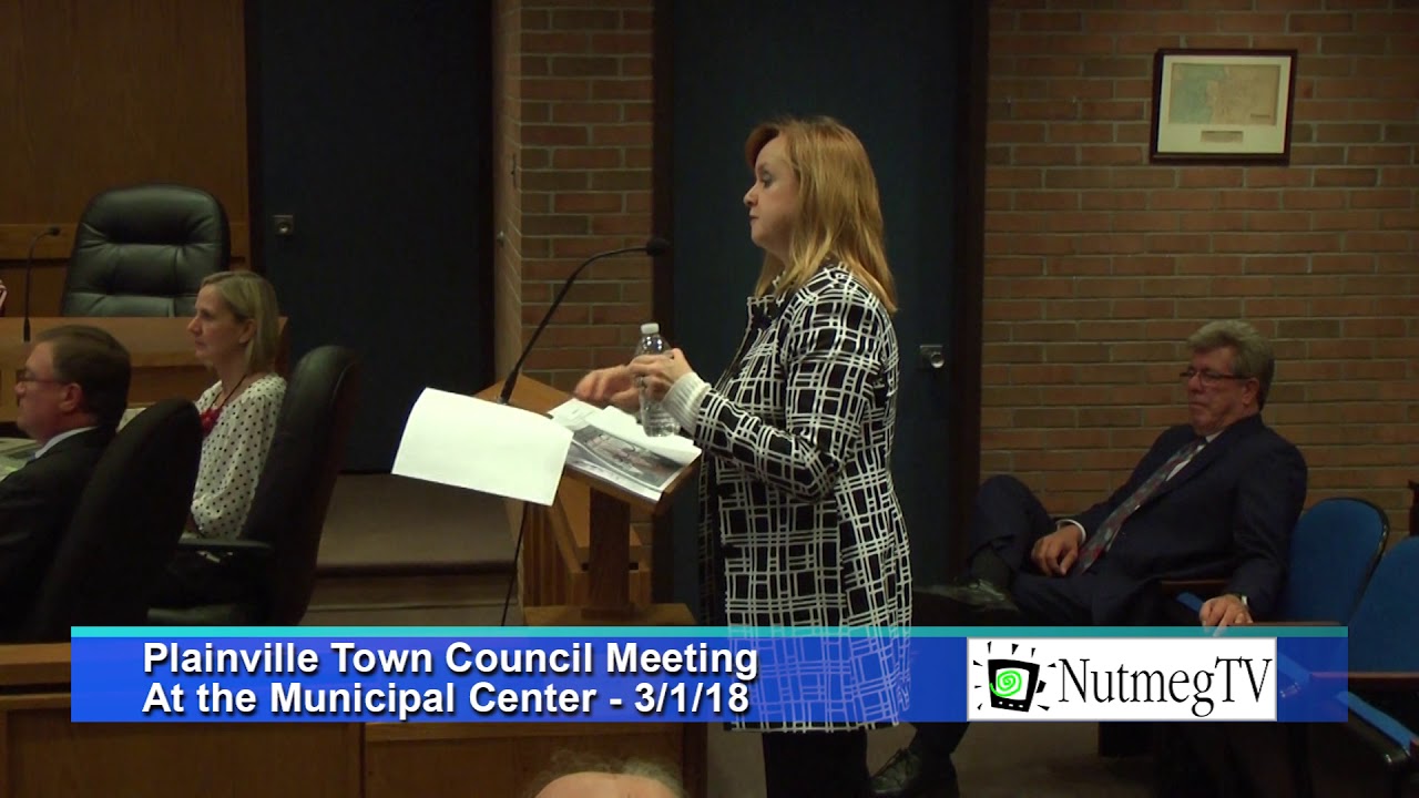 Plainville Town Council 3118 YouTube