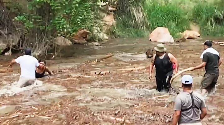 Flash Flood Catches Hikers by Surprise - DayDayNews