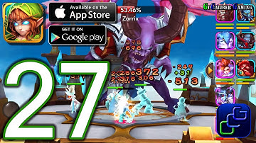 Heroes and Titans: 3D Battle Arena iOS Walkthrough - Part 27 - Dungeon II (Power 6600)