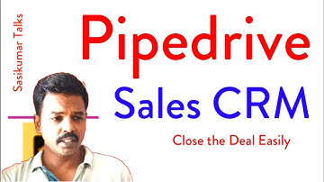 Pipedrive Tamil - Sasikumar Talks about Sales CRM to close deal easily. #SasikumarTalks