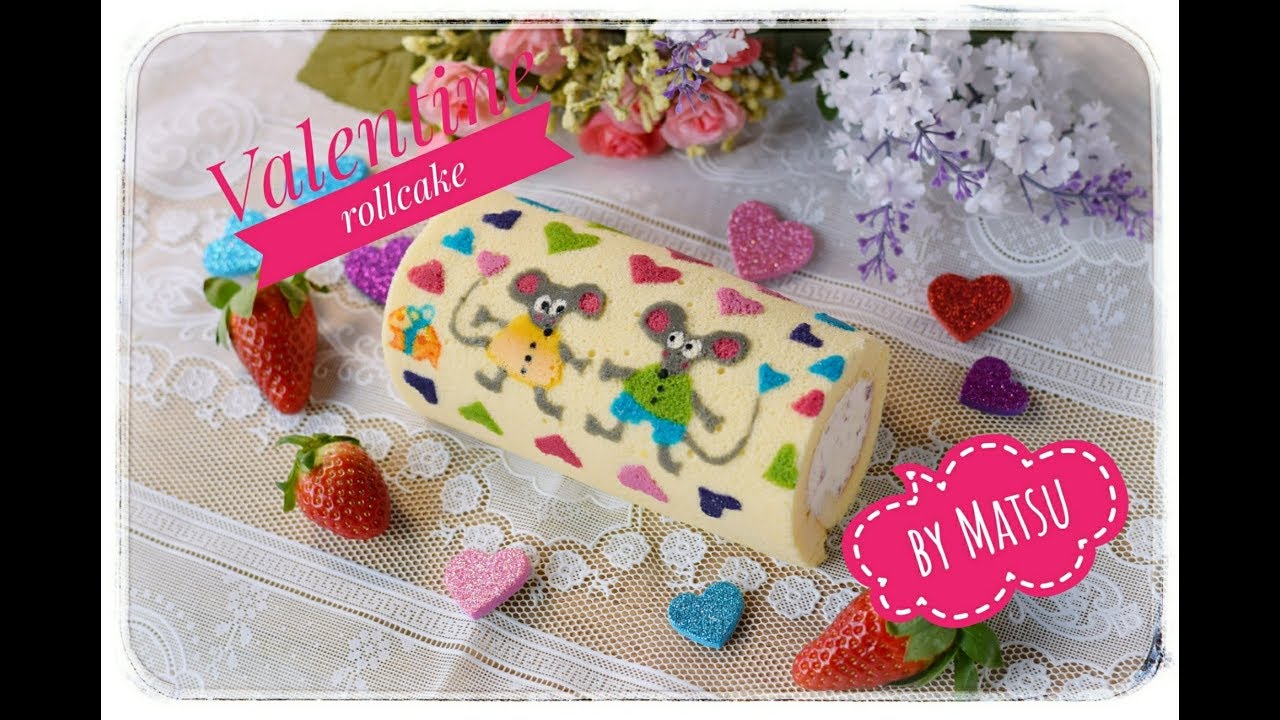 デコロール　バレンタインデー　Valentine Rollcake by Matsu