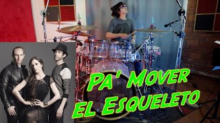 Video thumbnail of "Sasha, Benny y Erik - Pa' Mover el Esqueleto Jay de la Cueva| Drum Cover | Hugo Zerecero"