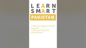 A simple guide to use Learn Smart Pakistan || Knowledge Platform