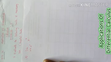 #12Thstd Maths#Chapter: Applications Of Differential Calculus: Exercise: 7.5