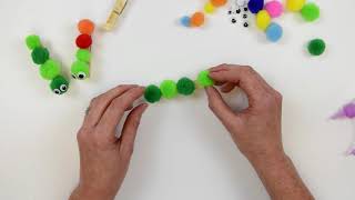 Clothes Peg Caterpillar | Edukit Crafts