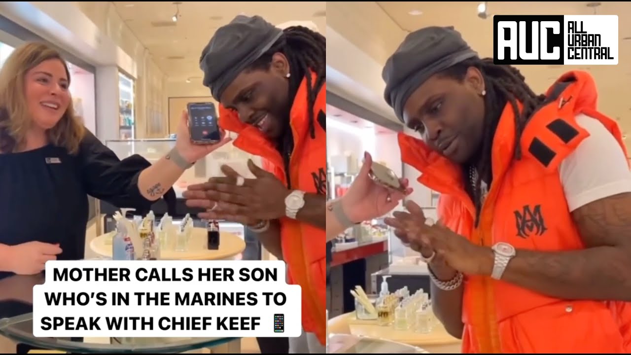 ⁣Whyte Lady Recognizes Chief Keef And Instantly Jumps Off! Calls Her Son While Still At Work