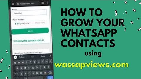 How to grow your WhatsApp contacts using wassapviews.com | #toochibe #whatsappstatus