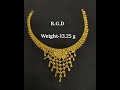 || Gold necklace ||Under 25 grams of gold necklace ||
