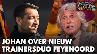 Johan Derksen over Van Bronckhorst-Hulsoff als nieuw trainersduo Feyenoord: 'Uitstekende keuze!'