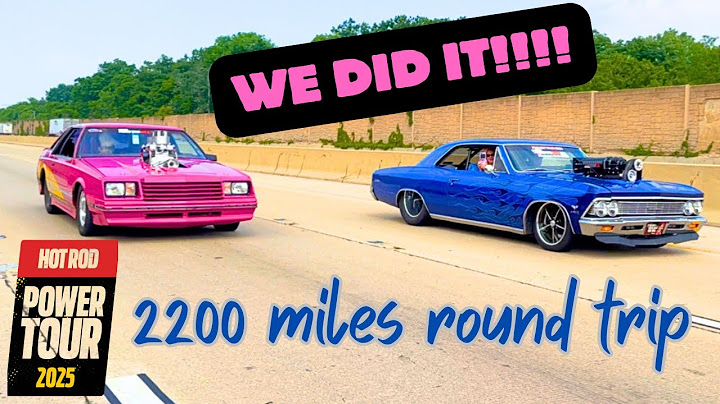 Our newly built 55 Chevy completed Power Tour!