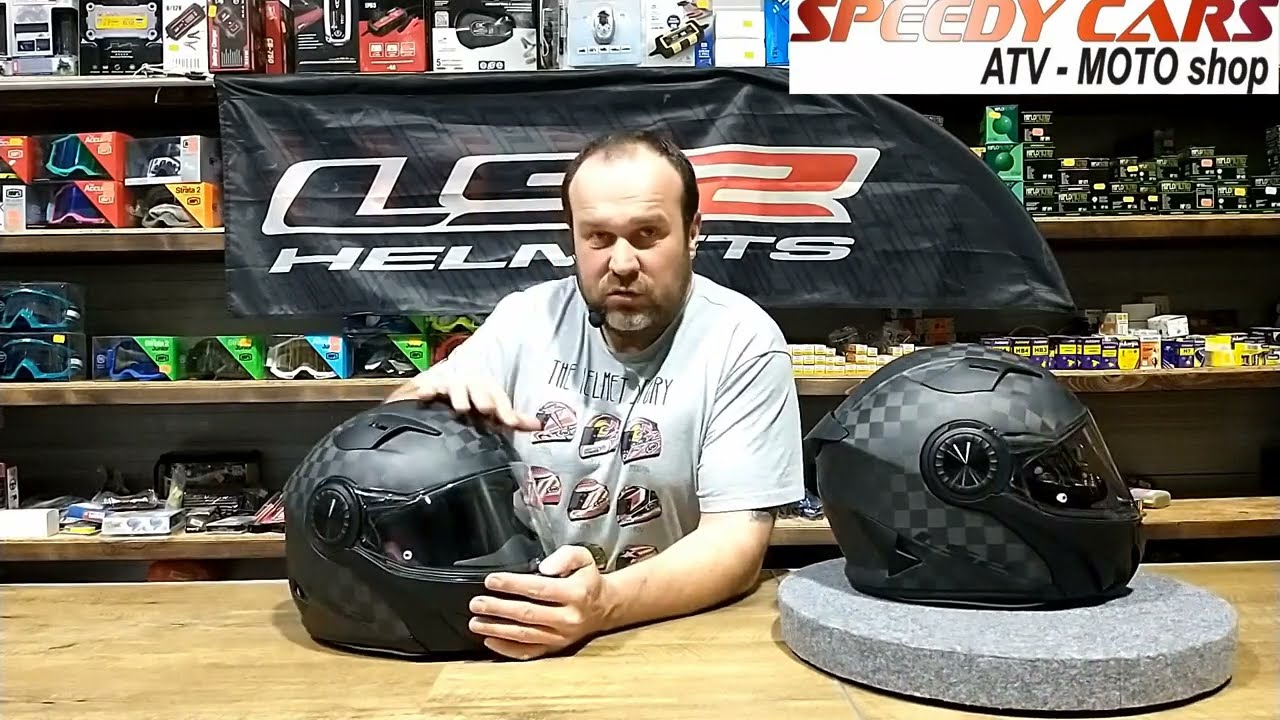 CASCO MODULAR LS2 FF313 VORTEX CARBONO BRILLO