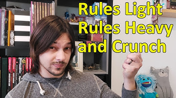 Rules lite, rules heavy and crunchiness on TTRPG