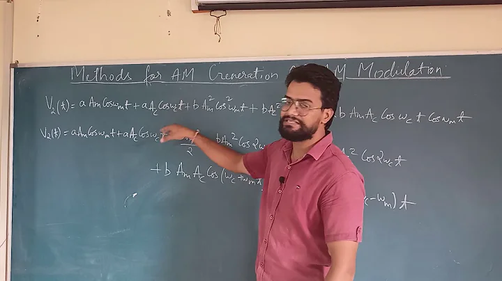 AM generation :- Square law Modulator ( lecture-17 )