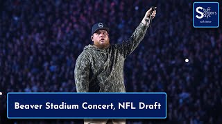 Luke Combs at Beaver Stadium, NFL Draft