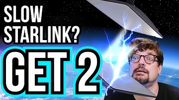 You can combine 2 Starlink connections for better Internet