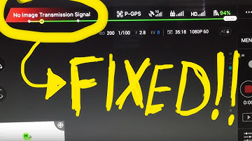 FIXED!!! No Image Transmission Signal Issue DJI Phantom