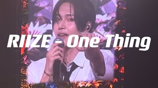 20240504 / 2024 RIIZE FAN-CON 'RIIZING DAY' in SEOUL / Riize - One Thing cover 전광판 ver.