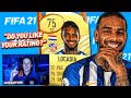 I Interviewed FOOTBALLERS On Their FIFA 21 Ratings... (THEY WERE NOT HAPPY😡)