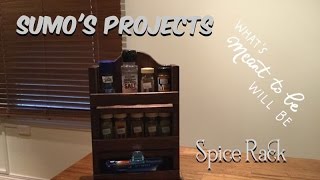 I think that everybody has made a Spice Rack by now but its my turn lol,, this is a good little project that takes minimal time, material 