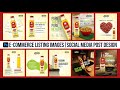E-Commerce Listing Images | Social Media Post Design in Photoshop