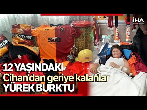 Galatasaraylı Cihan’dan Geriye İmzalı Formalar Ve Madencilerin Hediyesi Baret Kaldı...