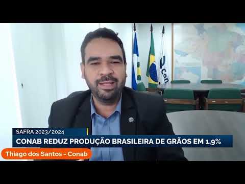 Safra 2023/2024: Conab reduz produção brasileira de grãos em 1,9% | Canal Rural