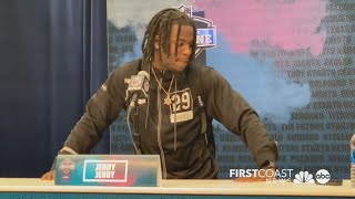 2020 NFL Combine: Jerry Jeudy WR talks skill