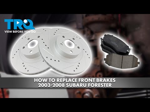 How to Replace Front Brakes 2003-2008 Subaru Forester