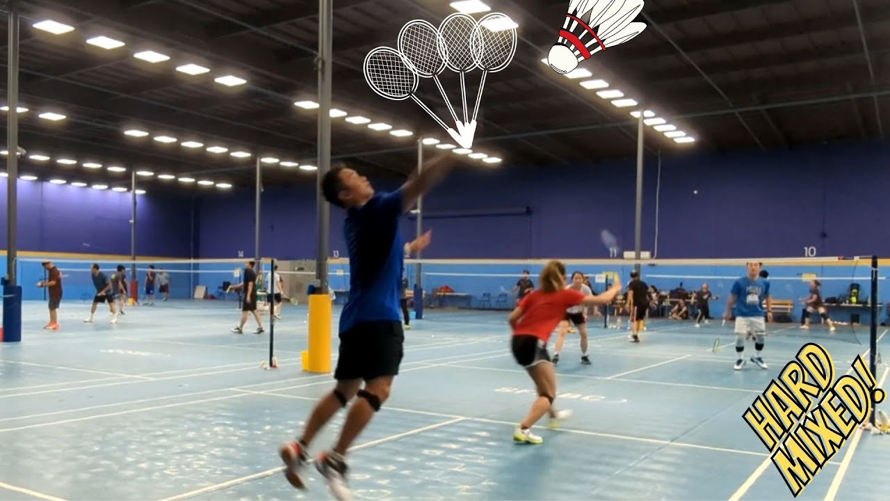 Fun mixed doubles match last night | SFS Badminton - YouTube