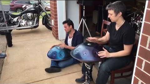 Make music Madison handpan duo