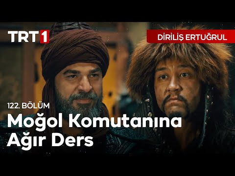 Diriliş Ertuğrul 122. Bölüm - Moğol komutanın elini kesiyor