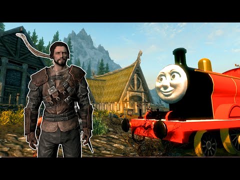 thomas the tank engine skyrim mod