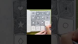 #151 Easy Zentangle patterns for beginners  #art #doodle #drawing