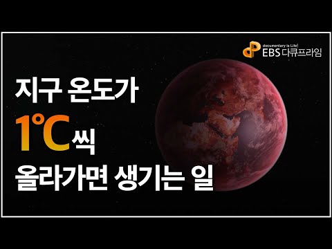 지구의 평균 기온이 1도씩 오르면 세상은 어떻게 될까?ㅣ기후변화의 경고, 멸종위기종 인류ㅣ다큐프라임