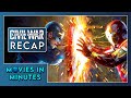 CAPTAIN AMERICA: CIVIL WAR in 4 minutes - (Marvel Phase Three Recap)
