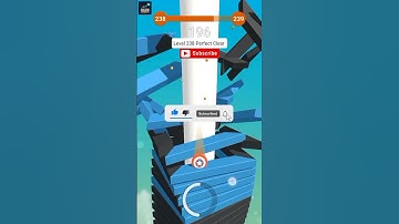 Stack Ball 🔥 Level 238 Perfect Clear in One Go 😱 | Insane Speed Run! #gaming #stackball #games