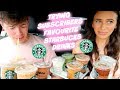 Trying SUBSCRIBERS FAVOURITE STARBUCKS *too much coffee* 😲