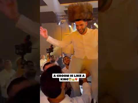 A groom is like a king🤠👑❤️‍🔥