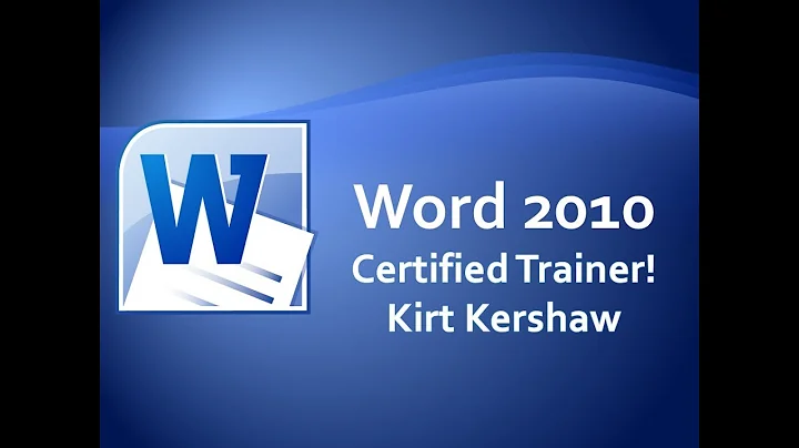 Microsoft Word 2010: Ribbon