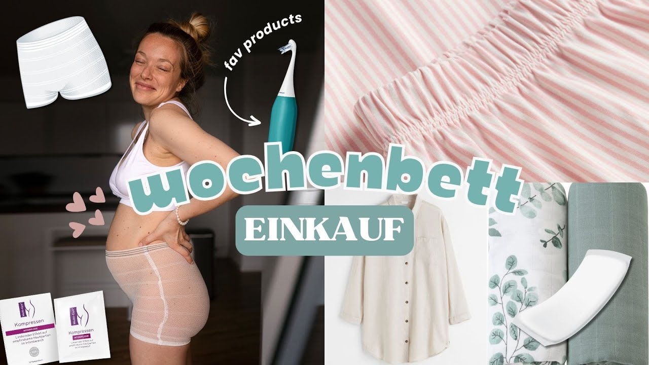 🐣Wochenbett vorbereiten / Binden Unterwäsche & co. / Tipps & MUST HAVES
