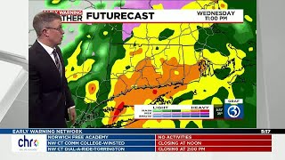 FORECAST: Heavy rain, wind gusts expected Wednesday night