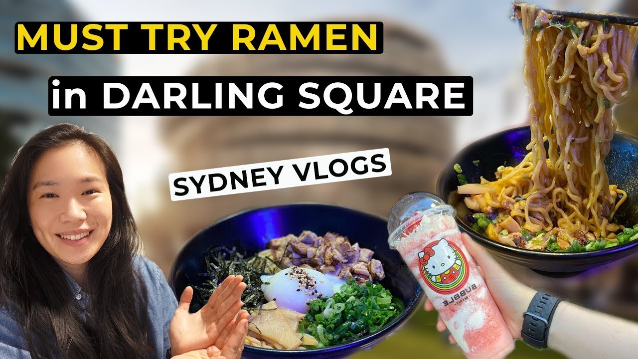 Darling Square Food - MUST TRY Ramen and Go-To Frozen Dumpling Spot! Living Alone Weekly Sydney Vlog