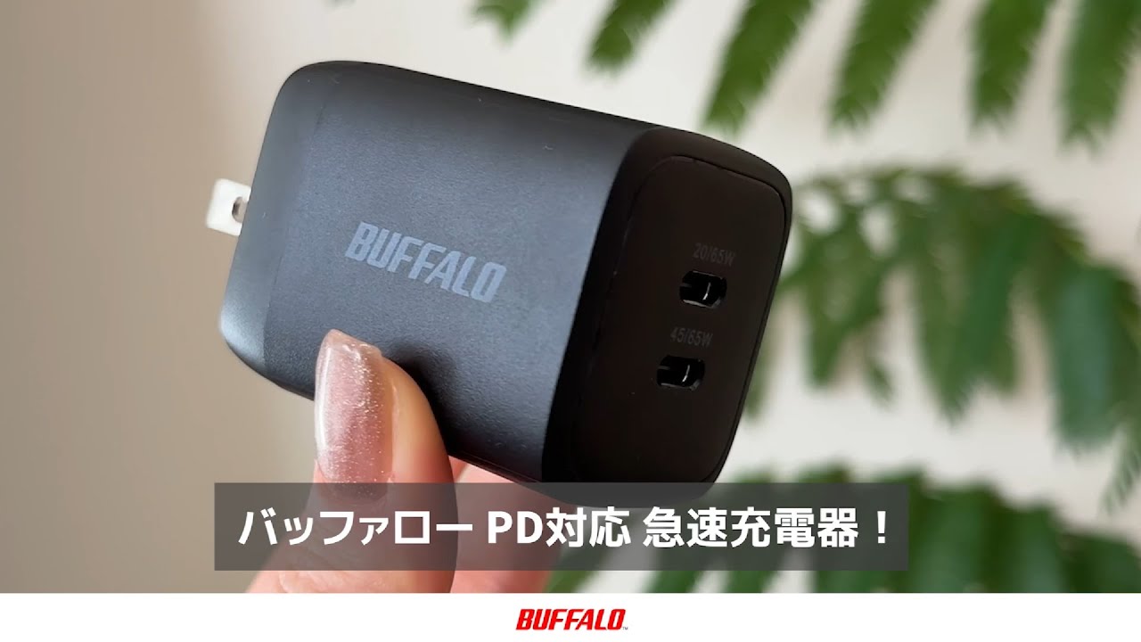 BSACPD6500C2BK : USB充電器 | バッファロー